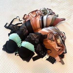 Lot of 16 32B Bras - all used except one